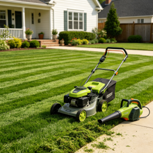 Simple "Mow-Blow-Clean" Quick Maintenance Service