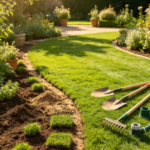 Drought-Resistant Lawn Transformation