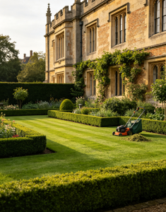 Historical Building Garden Lawn Maintenance